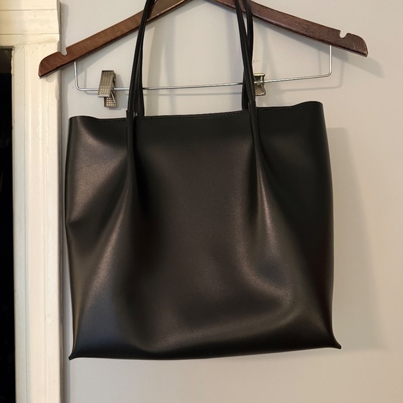 Genuine Leather Work Tote - Picture 2 of 2